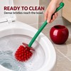 2 Pack Cherry Shaped Toilet Brush and Holder Sets, Novelty