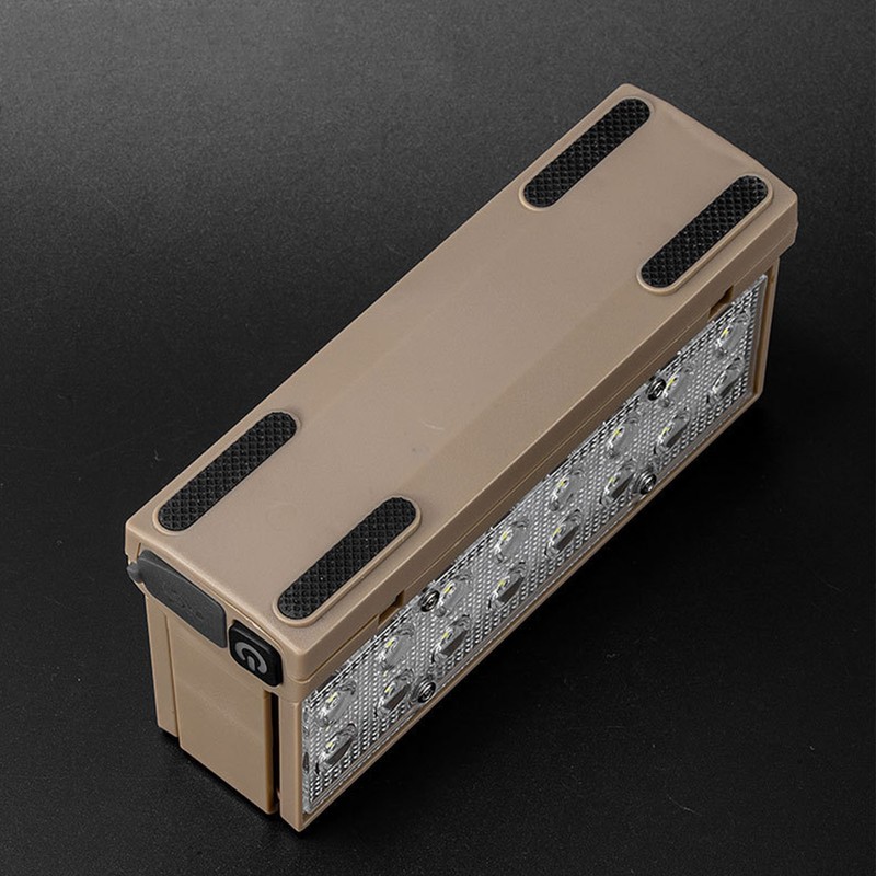 Foldable Solar Camping Light Type C 2200mAh IP66 Waterproof Solar