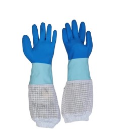 OZ ARMOUR Rubber Gloves with Three-Layer Mesh Ventilation - XL