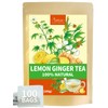TeeLux TeeLux Lemon Ginger Herbal Tea, Refreshing Lemon with Spicy
