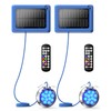 Vovamo Solar Pool Lights,Underwater IP68 Pool Lights with 8-Color Changing