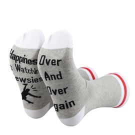PXTIDY Newsies Musical Socks Broadway Musical Gifts Happiness Is Watching Newsies Theatre Novelty Socks Theater Gift