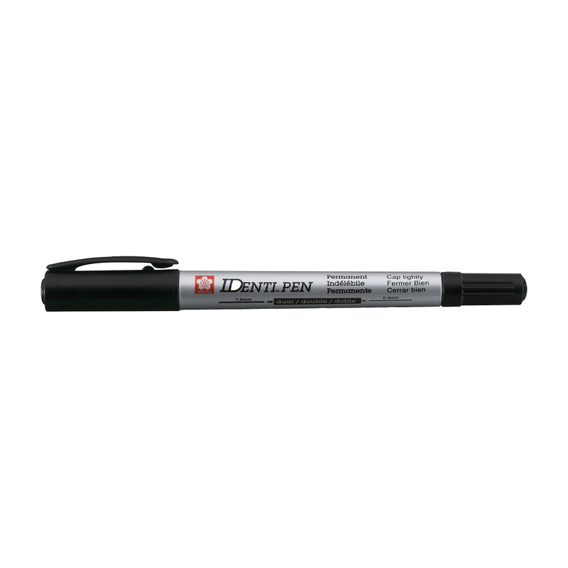 Sakura Identi Pen Two-Pointed Black Marking Pen