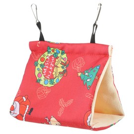 POPETPOP Bird Bed for Cage : Warm Bird Nest Cotton Parakeet Nest Hanging Bird Hammock Bird Hut for Cockatiels Lovebirds