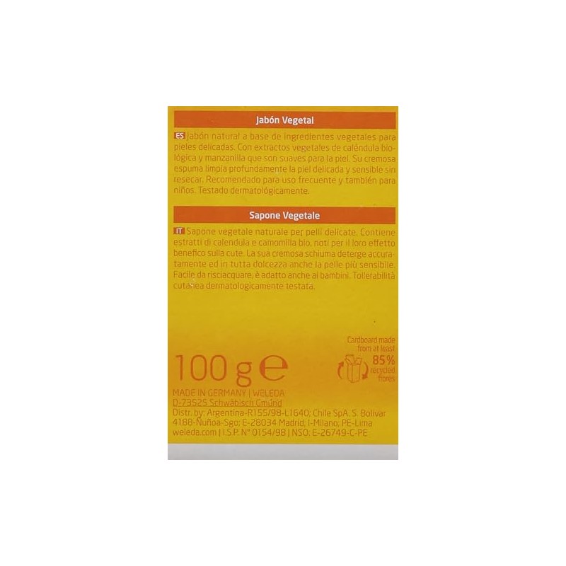 Weleda Calendula Baby Soap 3.5 OZ