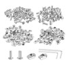 sourcing map M4/M5 202Pcs T Nuts Sliding T Slot Nut