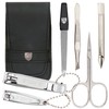 DREI SCHWERTER Germany Massa Manicure Set 6 Pieces Leather