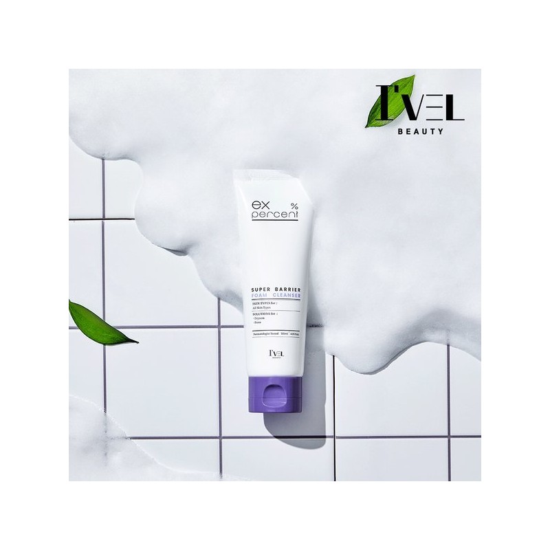 아이블 익스퍼센트 수퍼배리어 폼 클렌저 120ml Ible Expercent Super Barrier