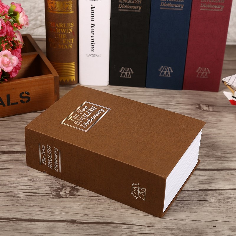 1Pc Security Lock Dictionary Safe Secret Book Cash Money Jewellery