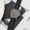 BUREI Stylish Men's Watches Minimalist Ultra Slim Date Large Face