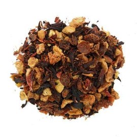 The Whistling Kettle Blood Orange Tea- Rich Tangy Caffeine Free Fruit Tea with Blood Orange and Hibiscus - 4oz (60 servings)