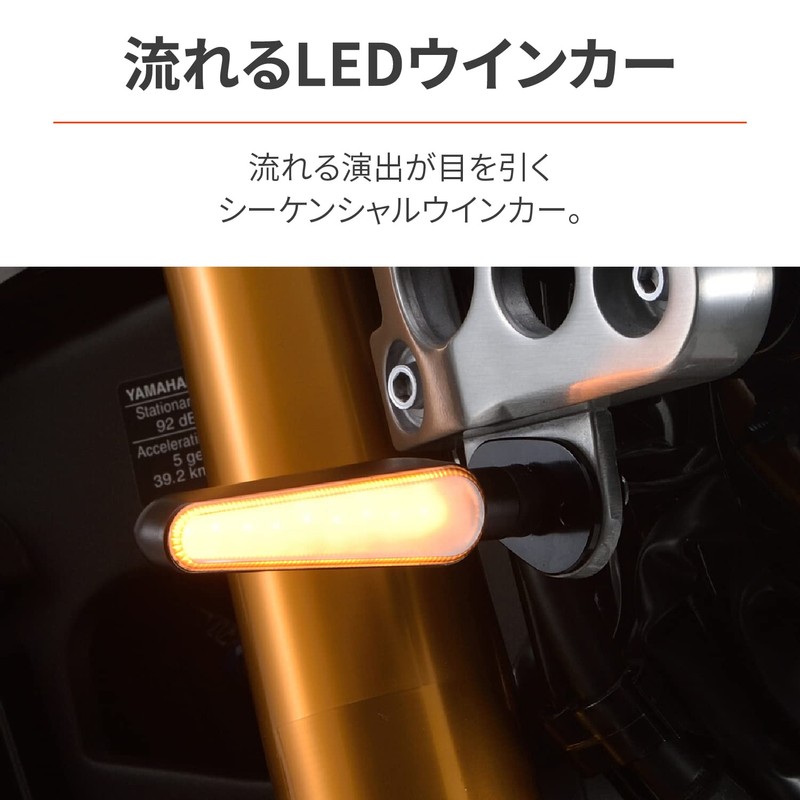 Daytona 10155 D-Light RAY Sequential LED Turn Signal for Motorcycles,