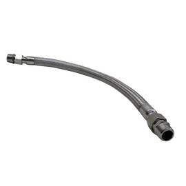 Industrial Grade Compressor Jumper Hose, 3/4" NPT Male x 20" Length, 750°F，450 PSI，Both Sides Fittings Rotate Freely，Flexible Whole body Stainless Steel Metal Hose