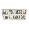Painted Wooden Shabby Chic Sign ' All You Need Is