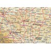 Detailed Ukraine Physical Map - 23.3 x 33.1 Inches -