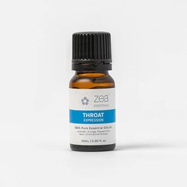 Zea Essentials Throat Chakra Blend 100% Pure Essential Oil 10 ml – Aromatherapy Oil for Communication & Expression – Refreshing, Invigorating & Balancing with Chamomile, Sweet Orange & Peppermint