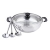 Tayama 11-inch Stainless Steel Dual Shabu Hot Pot with Divider