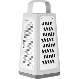 ZWILLING Z-Cut Tower Multifunctional Box Grater, Faster Grating Technology, Cheese Grater, Zester, Garlic grater, Slicer, Rasp Grater and more, Gray