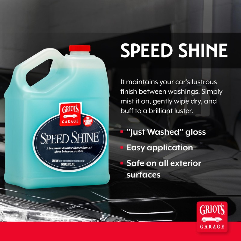 Griot's Garage Speed Shine for Car Detailing, Quick Detailer for