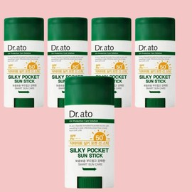 Doctor Ato Dr. Ato Silky Pocket Sun Stick SPF50+ PA++++, 17g, 5 pieces / 닥터아토 실키 포켓 선 스틱 SPF50+ PA++++, 17g, 5개