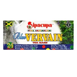 Sipacupa Blue Vervain Herbal Tea 24 Tea Bags (Pack of 1)- Product of Jamaica
