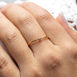 caï Love Women's Ring 925 Silver Rhodium-Plated Yellow Gold-Plated Rose Gold-Plated Zirconia White, Sterling Silver, Cubic Zirconia