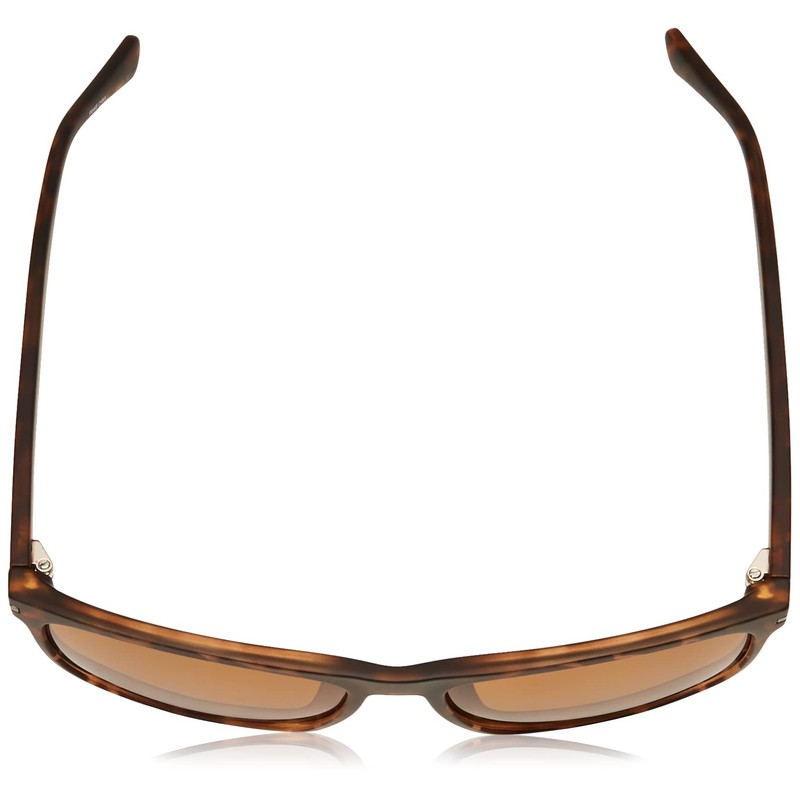 Columbia Boulder Ridge Rectangular Polarized Sunglasses, Matte Tortoise/Brown Polarized, 57