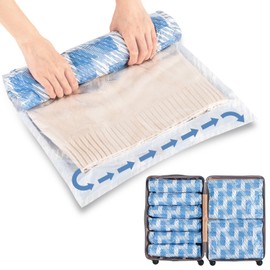 TAILI Small Vacuum Bags for Clothes Travel 10 Pack Vacuum Storage Bags 40 X 60 CM Reusable Vacuum Storage Bags for Clothes Saves 80% of Storage Space Saver Bags for Clothes, Bedding, Moving