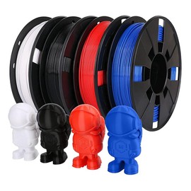 Amolen PLA Basic-High Speed, 1.75mm, 1KG/2.2LB:_Basic PLA Bundle 250g*4 Spools_US (TO US ONLY)
