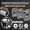 BUYYAH 6 Feeding Ports Portable Bottle Rack, Lamb Bottle Holder,