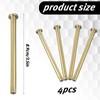 4PCS 3.5 inch Door Hinge Pins Stainless Steel Interior Wood