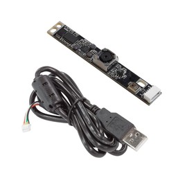 Arducam Módulo de cámara USB de enfoque automático de 5 MP para Raspberry Pi, 2592 (H) x 1944 (V) a 30 fps con micrófono único, tamaño mini para Linux, Windows y Android