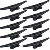 BALAVA Boat Cleats 6 inch,Boat Dock Cleats,Electrophoretic Coated Black Dock