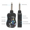 Guitar Wireless System Transmitter Receiver Electronic Pickup Reverb Treble Bass