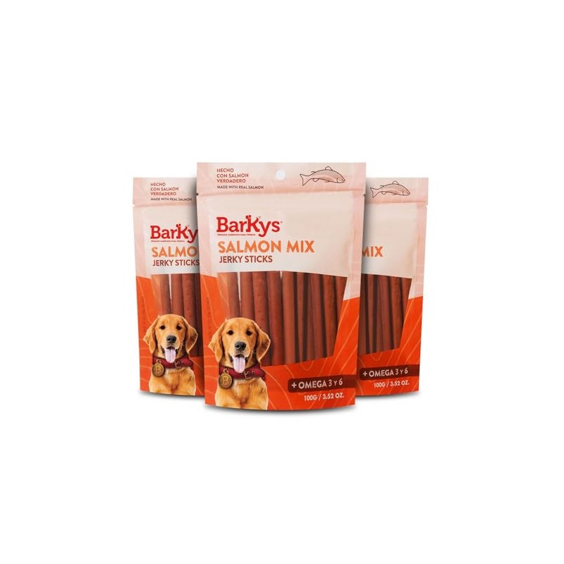 Barkys JERKYS Salmon 100 GR 3 Pack