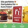 DankeDir! Saufety First - Sign 30 x 20 cm -