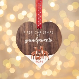 New Grandparents decoration | First Grandparent Christmas | Gift xmas bauble | new baby grandchild