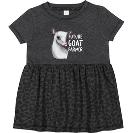 inktastic Future Goat Farmer Infant Dress 18 Months Vintage Smoke with Leopard Print 3ab6d