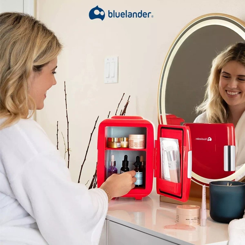 Bluelander Mini Refrigerador Frigobar 4l 6 Latas Casa Auto Oficina