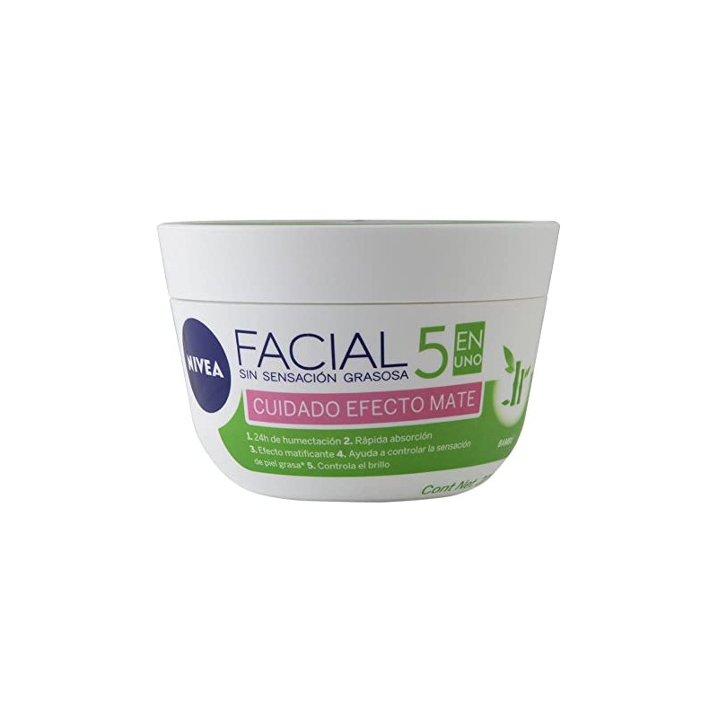 Nivea Crema Facial 5 en 1 Cuidado Efecto Mate 200ml