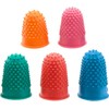 Rubber Finger Tips Finger Pads Grips, 5Pcs Small Finger Paper