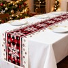 13 x 108 Inch Christmas Table Runner - Red and