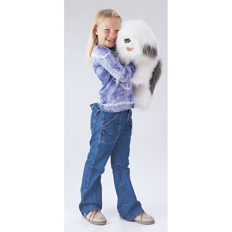 Folkmanis Sheepdog Hand Puppet, Multi-Colored (2029)