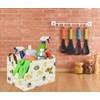 Sanjiaofen Rectangular Kids Storage Bins,Bee Basket Organizer.Waterproof PE Coating Cute