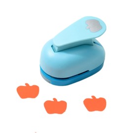 ODETOJOY Handheld Scrapbooking Punch Cutters Clearance Engraving Album Cards Paper Crafts Puncher Hole Punches Supplies with Shape (Apple)