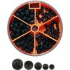 Set of 110 Premium Rubber Beads Assorted Rubber Beads in
