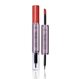 LBEL Labial Lquido Forever Dual Rouge Magique  Doble Uso  46H  No Transfer  Mate Indeleble  Blsamo Reparador  5 g (Rouge Magique)                     
