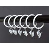 T-Juan MM (1.5") 1.5 Inches Smooth Metal Curtain Rings with