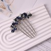 Bridal Flower Side Hair Clips, Pearl Hair Pieces Comb Bridal