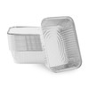 Restaurantware-Foil Lux 5 Pound Take Out Containers, 100 Disposable Aluminum